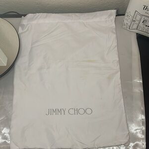 JIMMY CHOO DUST BAG. 🤍✨ Approx. Meaurements H 15” x W 11.5”